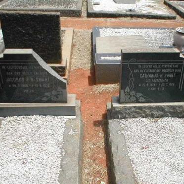 SWART Jacobus P.N. 1906-1970 &amp; Catharina H. RAUTENBACH 1908-1969