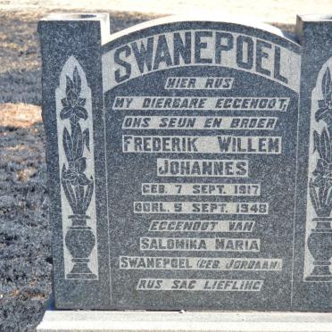 SWANEPOEL Frederik Willem Johannes 1917-1948