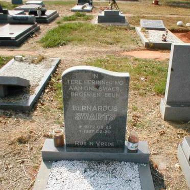 SWARTS Bernardus 1972-1997