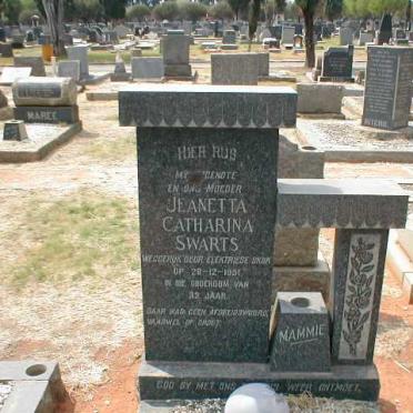 SWARTS Jeanetta Catharina -1951