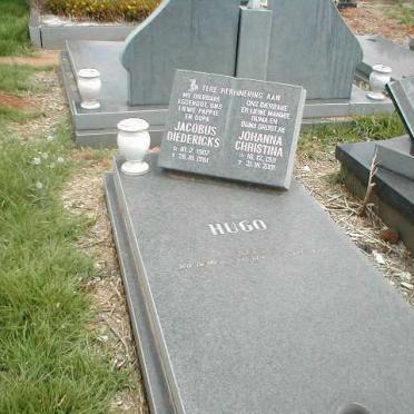 HUGO Jacobus Diedericks 1907-1981 &amp; Johanna Christina 1911-2001