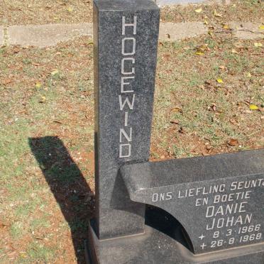 HOGEWIND Danie Johan 1966-1968