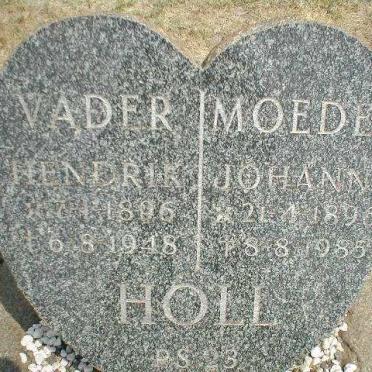 HÖLL Hendrik 1896-1948 &amp; Johanna 1896-1985