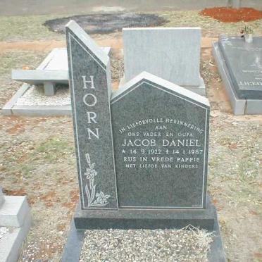 HORN Jacob Daniel 1922-1987