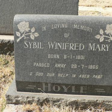 HOYLE Sybil Winifred Mary 1901-1965