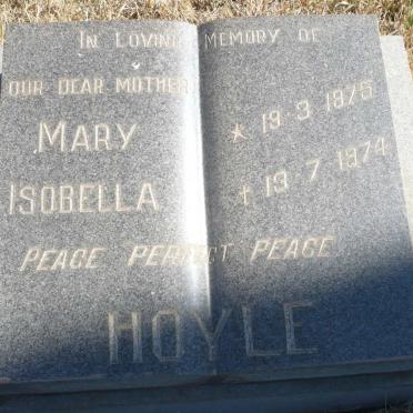 HOYLE Mary Isobella 1875-1974