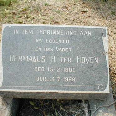 HOVEN Hermanus H., ter 1886-1966