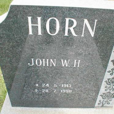 HORN John W.H. 1913-1990