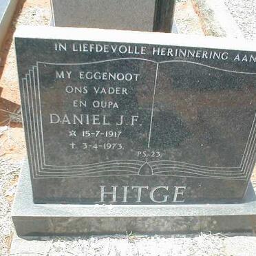 HITGE Daniel J.F. 1917-1973