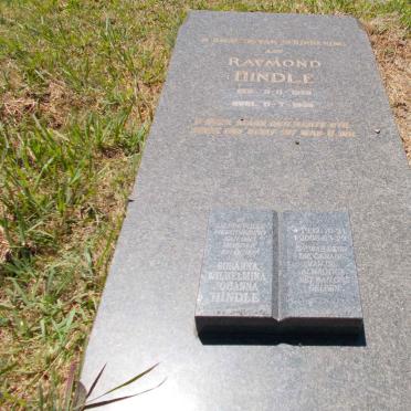 HINDLE Raymond 1930-1959 &amp; Susanna Wilhelmina Johanna 1932-2008