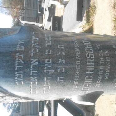 HIRSCHOWITZ Cedric -1958