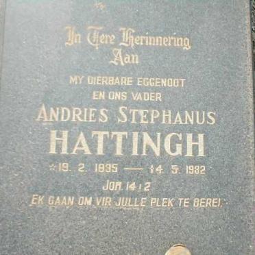 HATTINGH Andries Stephanus 1935-1982