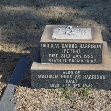 HARRISON Douglas Cairns -1935 :: HARRISON Malcolm Douglas -1942