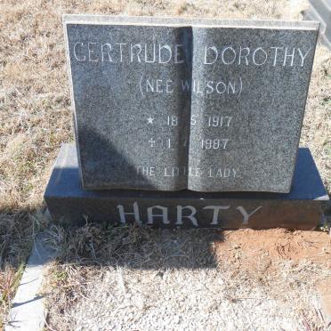 HARTY Gertrude Dorothy nee WILSON 1917-1987