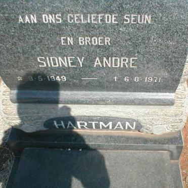 HARTMAN Sidney André 1949-1971