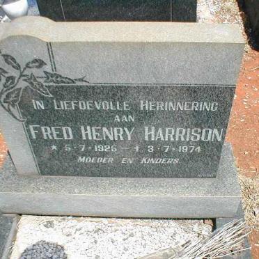 HARRISON Fred Henry 1925-1974