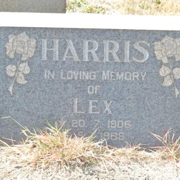 HARRIS Lex 1906-1968