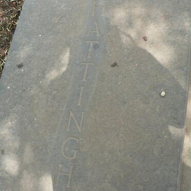 HATTINGH Hendrina J. nee VAN ROOYEN 1890-1982