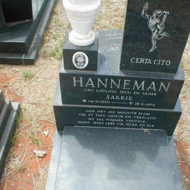 HANNEMAN Sakkie 1960-1979
