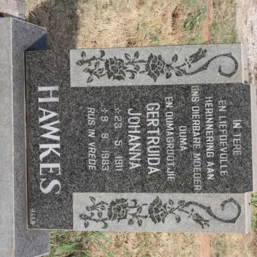 HAWKES Gertruida Johanna 1911-1983