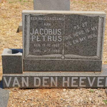 HEEVER Jacobus Petrus, van den 1965-1988