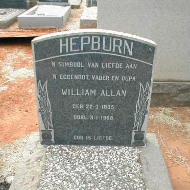 HEPBURN William Allan 1905-1968
