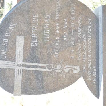 THOMAS Gertrude 1914-1967