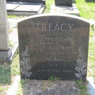 TREACY Stephen John 1950-1976