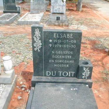 TOIT Elsabé, du 1951-1979