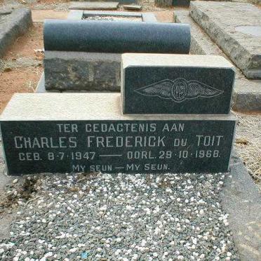 TOIT Charles Frederick, du 1947-1968