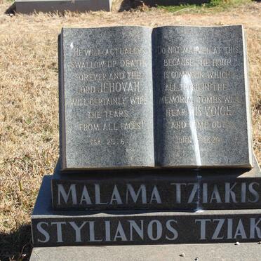 TZIAKIS Stylianos -1984 &amp; Malama 1903-1982