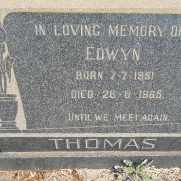 THOMAS Edwyn 1951-1965