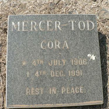 TOD Cora, MERCER- 1906-1991