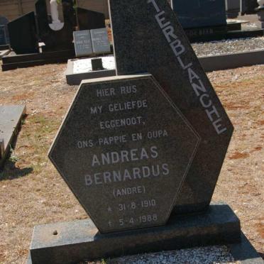 TERBLANCHE Andreas Bernardus 1910-1988