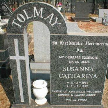 TOLMAY Susanna Catharina 1939-1997
