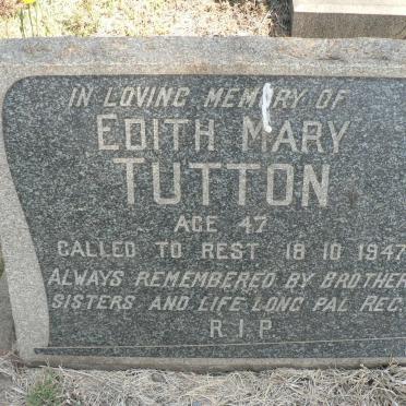 TUTTON Edith Mary -1947