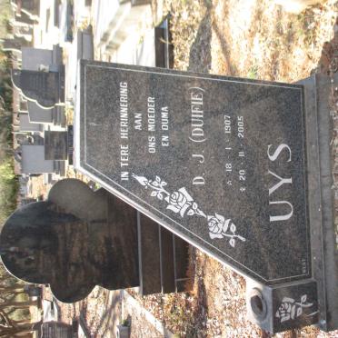 UYS D.J. 1907-2005