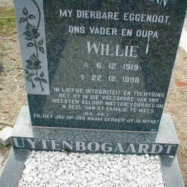 UYTENBOGAARDT Willie 1919-1998