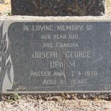 UPHAM Joseph George -1958