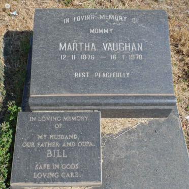 VAUGHN Bill &amp; Martha 1876-1970