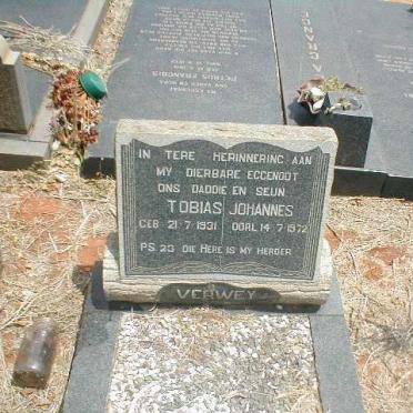 VERWEY Tobias Johannes 1931-1972