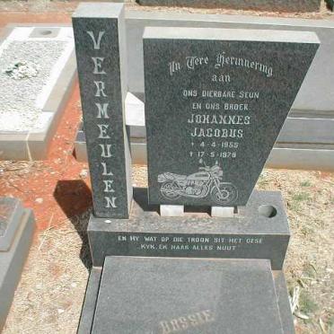 VERMEULEN Johannes Jacobus 1955-1979