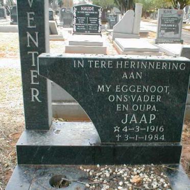 VENTER Jaap 1916-1984