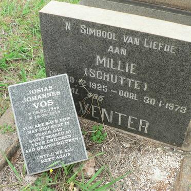 VENTER Millie nee SCHUTTE 1925-1937 :: VOS Josias Johannes 1946-2014