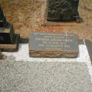 VENTER Gertruida Adriana 1877-1940