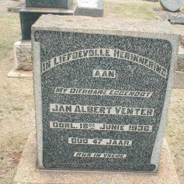 VENTER Jan Albert -1936