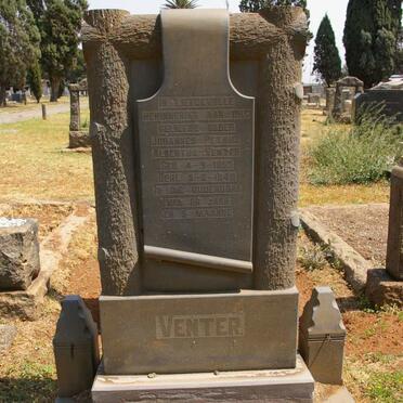 VENTER Johannes Petrus Albertus 1853-1940