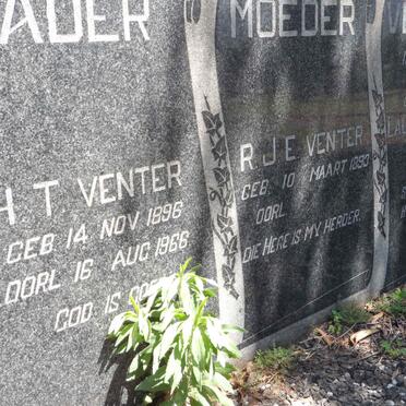 VENTER H.T. 1896-1966 &amp; R.J.E. 1893- :: VENTER Laurens Rasmus 1928-1959