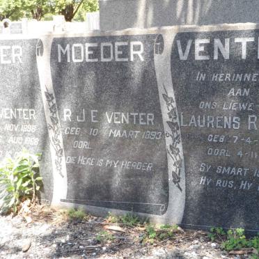 VENTER H.T. 1896-1966 &amp; R.J.E. 1893- :: VENTER Laurens Rasmus 1928-1959