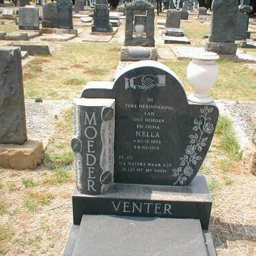 VENTER Nella 1893-1979